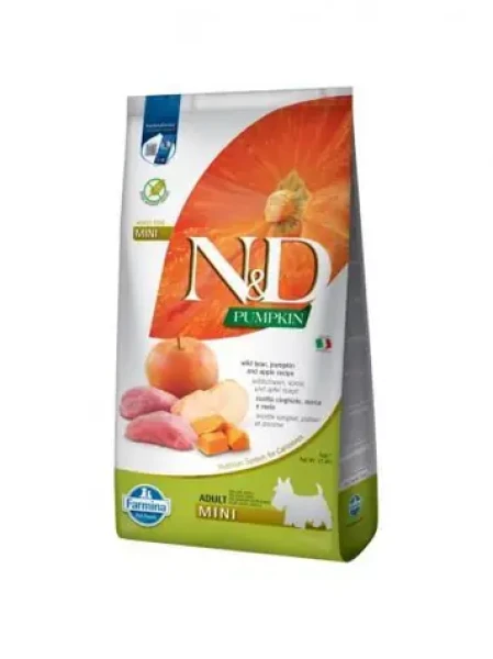 ND Pumpkin Grain Free Wild Boar Apple Adult Mini 800 g / Krmivo pro dospělé psy malých plemen