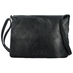Trendy dámská koženková crossbody kabelka Cassandra, černá