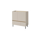 Komoda Luca LC9 Barva korpusu + barva dveří: Eukaliptus / Dub Baltic Dune