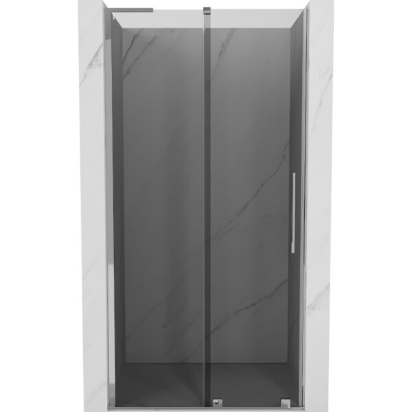 MEXEN/S - Velar L posuvné sprchové dveře 120, grafit, chrom 871-120-003-41-01