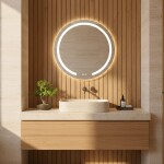 REA - Zrcadlo LED 60cm Modern HOM-00904