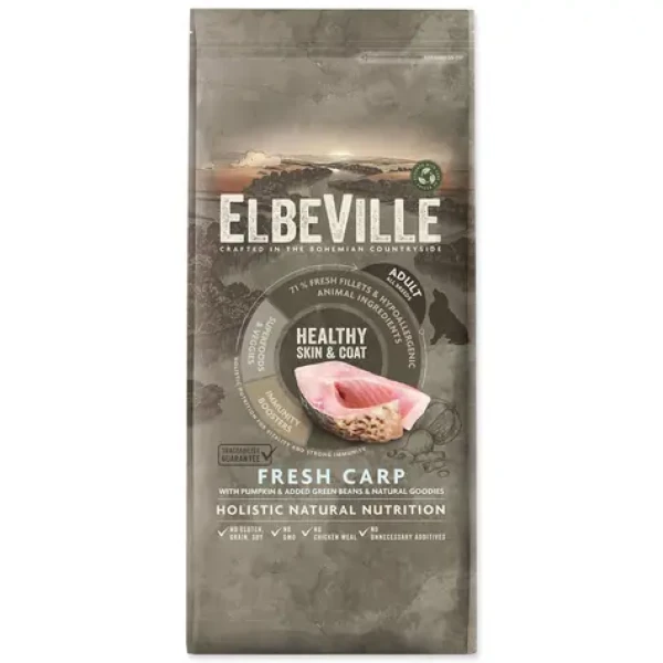 ELBEVILLE Adult All Breeds Healthy Skin and Coat Fresh Carp 11,4kg (94-12497)