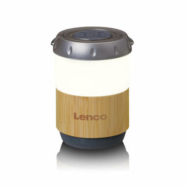 Lenco BTL-030 hnědá / Lucerna s reproduktorem / 3W / BT 5.3 / IPX4 (BTL-030BA)