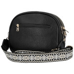 Trendy dámská koženková kabelka Lusy, černá