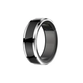 Rozbaleno - CUBE1 Smart Ring vel. 10 (20.8mm) černá / Chytrý prsten / Bluetooth 5.1 / 5ATM / rozbaleno