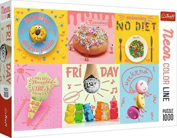 Trefl Puzzle Sladký týden/1000 dílků Neon Co