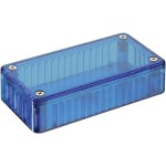 Transparentní pouzdro z polykarbonátu Hammond Electronics 191 x 110 x 61 , modrá