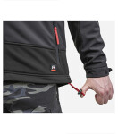 Vertex zimní softshellová bunda pánská ebony gray XL
