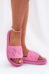 Dámské Pantofle Na Platformě Big Star RR274A541 Růžové 37