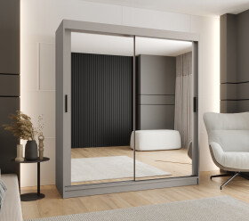 Šatní skříň Abi Rubino T3 Rozměry: 180 cm, Barva korpusu + barva dveří: Kašmír