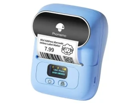 Phomemo Přenosná tiskárna štítků M110 modrá / termotiskárna / Bluetooth / USB (M110-BU)