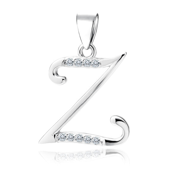 LUNICA Stříbrný přívěsek PÍSMENO Z 0761