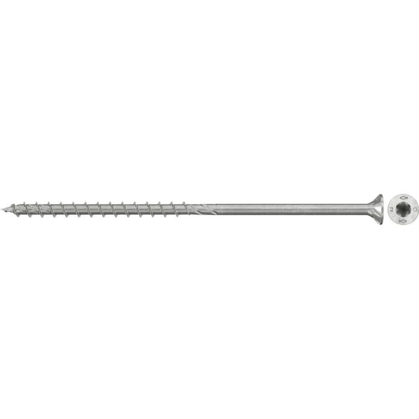 Fischer 574086 šrouby do dřevotřísky 6 mm 140 mm TX Nerezová ocel 100 ks