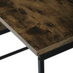 Jídelní set s 2 židlemi, 110x60x75cm, mdf, old wood, AUT-G1175 OLW