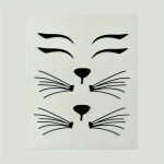 Dovoz Samolepka na obličej kočičí tvář