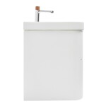 Koupelnová skříňka s umyvadlem a baterií SAT Fusion 57,5x53x45 cm bílá matná mat SATFUSION260WMWBA SATFUSION260WMWBA