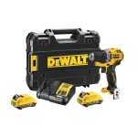 DeWalt DCD701D2 / Aku vrtačka s příslušenstvím / 12V / 10mm sklíčidlo / 2x2.0Ah / 1.500 ot-min / 57.5 Nm (DCD701D2)
