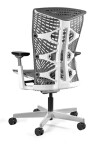 UNIQUE UNIQUE Ergonomická kancelářská židle Reya, šedá/elastomer