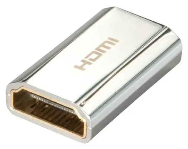 Lindy CROMO metalická / Redukce HDMI / Female - Female (41509)