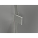 MEXEN/S - Lunar L Duo sprchový kout dveře křídlové 95 x 95, transparent, nikl kartáčovaný 834L-095L-095P-97-00