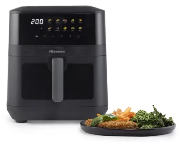 Hisense HAF2100DCD černá / Horkovzdušná fritéza / 2100 W / 7,7 l / Dotykový displej (746839)