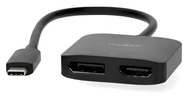 USB-C™ Adaptér | USB 3.2 Gen 1 | USB-C™ Zástrčka | DisplayPort Zásuvka / Výstup HDMI™ | 8K@30Hz | 0.20 m | Kulatý | Poni (CCGB64385BK02)