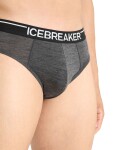 Pánské merino slipy ICEBREAKER Mens Anatomica Briefs, Jet Heather velikost: M
