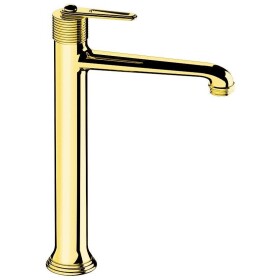 SAPHO - BEBÉ stojánková umyvadlová baterie vysoká, prodloužená hubice, zlato BB007/17