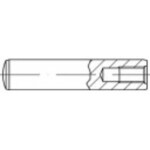 TOOLCRAFT 144771 válcový kolík (Ø x d) 4 mm x 24 mm M3 ocel 100 ks