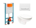 Závěsný WC set do lehkých stěn / předstěnová Vitra Normus SIKOVSW1 SIKOVSW1