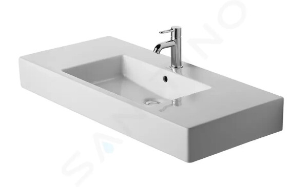 DURAVIT - Vero Umyvadlo 1050x490 mm, s přepadem, s otvorem pro baterii, bílá 0329100000