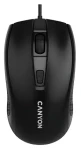 CANYON M-4 černá / Myš optická / USB / 1600 dpi / 4 tlačítka / symetrická (CNE-CMS4)