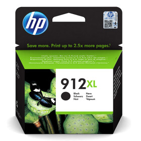 Hewlett-Packard HP 912XL, černá HP 3YL84AE) kazeta