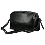 Trendy dámská koženková crossbody kabelka Coveri Darcy, černá