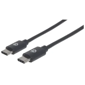 Manhattan USB-C kabel černý 1 m / Kabel / USB 2.0 / 480 Mbit/s (353342)