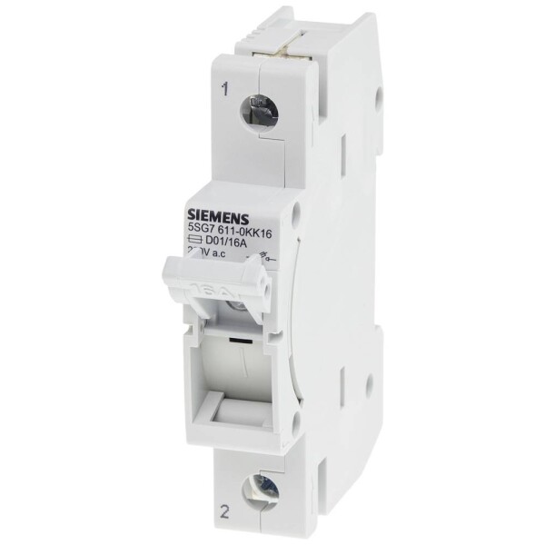 Siemens 5SG76110KK10 výkonový odpínač pojistky Velikost pojistky = D01 10 A 230 V 12 ks