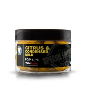 Vitalbaits Pop-Up Citrus Condensed Milk Yellow 50g 18mm (04-0053)