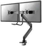 Neomounts NM-D775DXBLACK černá / Stolní držák pro dva monitory / 10-32" / VESA 75x75-100x100 / nosnost 16 kg (NM-D775DXBLACK)