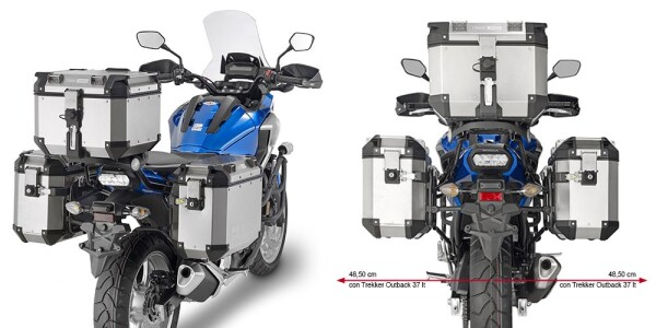 Pl1146Cam trubkový nosič Honda NC 750 S/X (16-20) pro hliníkové boční kufry Trekker Outback