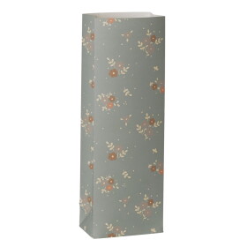 Maileg Papírový sáček Michette Blue/Grey 26,5 cm – set 5 kusů, modrá barva, papír
