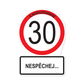 Přání - Dopravní značka 30 let - Albi