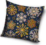 Povlak na polštářek Mrazivé Vločky Šedý