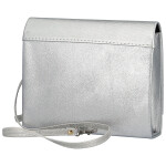Módní dámská plesová kabelka Elvina, stříbrná