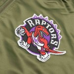 Mitchell & Ness Pánská bunda Toronto Raptors NBA Olive Heavyweight Satin Velikost: S