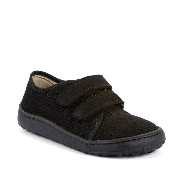 Dětské plátěné barefoot tenisky CANVAS BLACK Froddo G1700440-23 - 36
