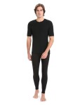 Pánské merino triko krátký rukáv ICEBREAKER Mens 175 Everyday SS Crewe, Black velikost: XL