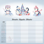 Nástěnný kalendář 2027 Helma Family Planner
