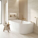 REA - Volně stojící akrylátová vana SYDNEY BELLANTO levá 160cm REA-W0252