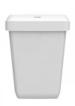 Ostatní - CWS Koš odpadkový 23l bílý plastový závěsný i na postavení 4302000 4302000