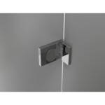 MEXEN/S - Lunar L Duo sprchový kout dveře křídlové 90 x 75, transparent, chrom 834L-090L-075P-01-00
